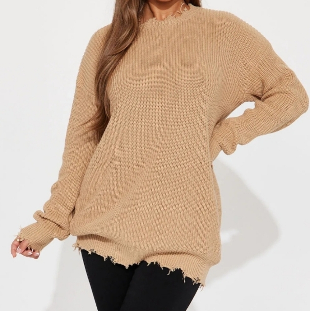 Marta Sweater - Tan 1XL